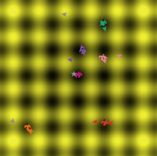 Follow the Leader + Random Walk (FLW) Swarm Algorithm preview image