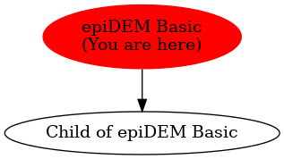 Graph of models related to 'epiDEM Basic' 