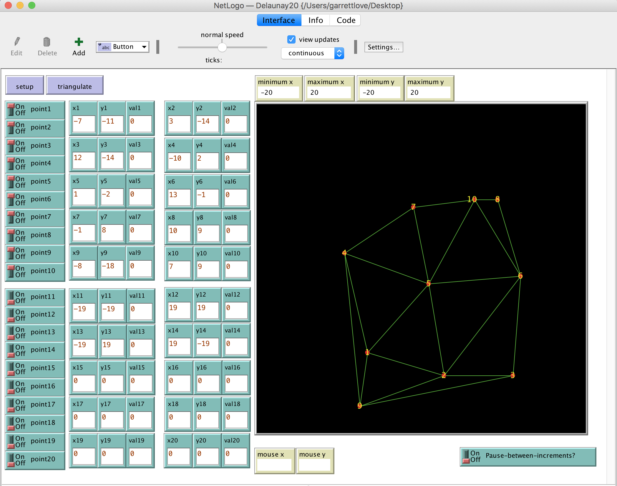 Delaunay Triangulation preview image