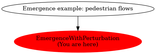 Graph of models related to 'EmergenceWithPerturbation' 